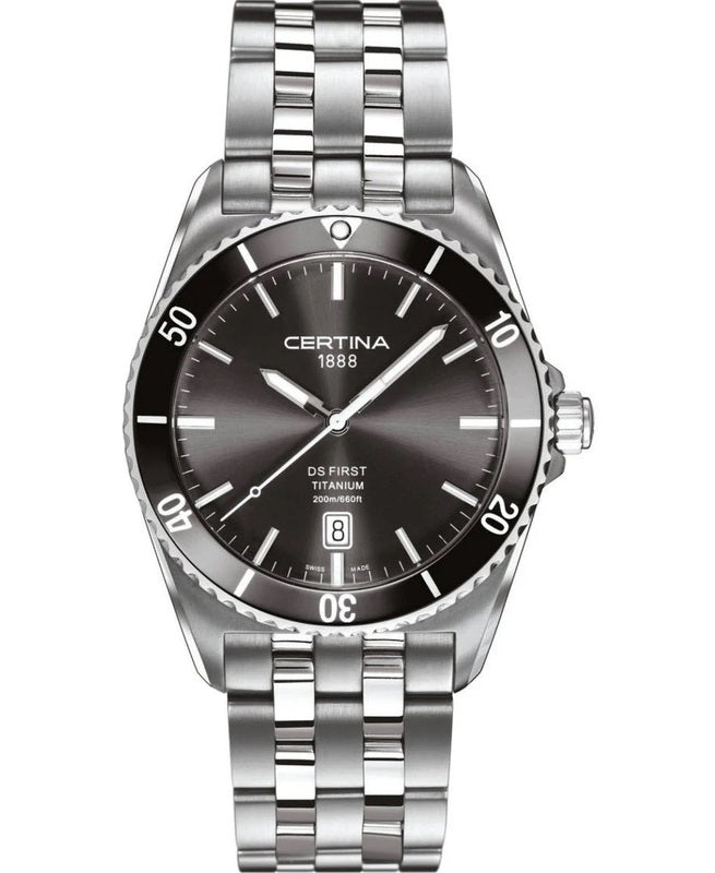 CERTINA Mod. DS FIRST CERAMIC TITANIUM - Diver's 200m C014.410.44.081.00