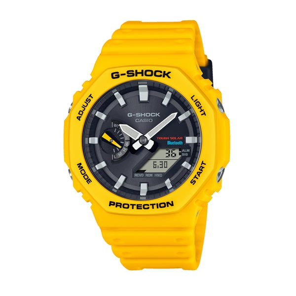 CASIO G-SHOCK Mod. NEW OAK  BANANA - BLUETOOTH + TOUGH SOLAR GA-B2100C-9AER