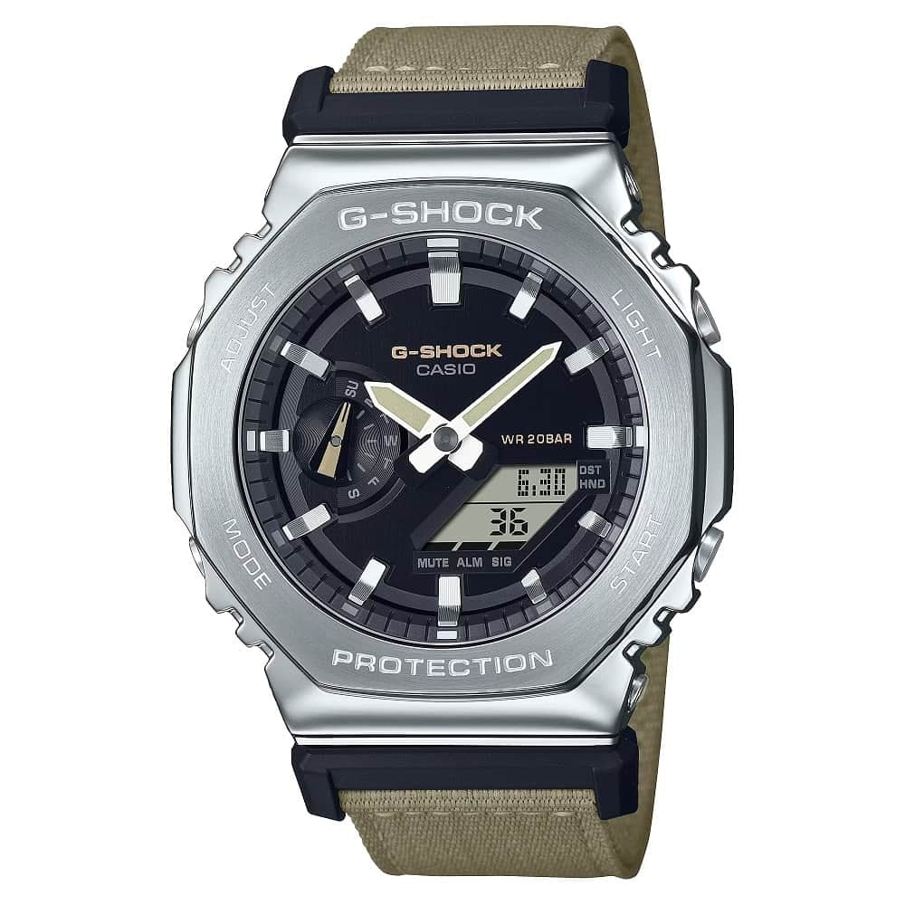 CASIO G-SHOCK Mod.  OAK METAL COVERED UTILITY METAL Serie GM-2100C-5AER