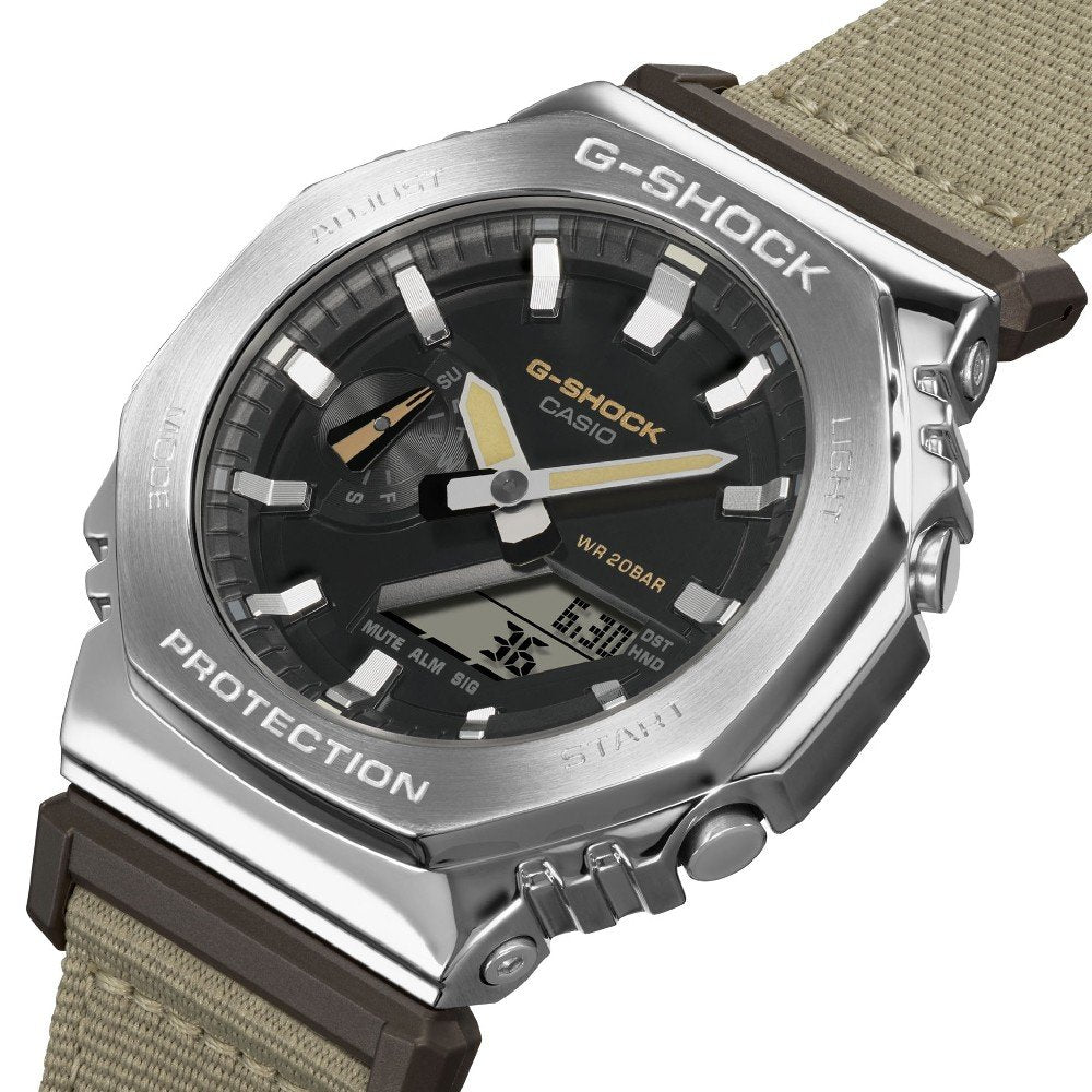 CASIO G-SHOCK Mod.  OAK METAL COVERED UTILITY METAL Serie GM-2100C-5AER