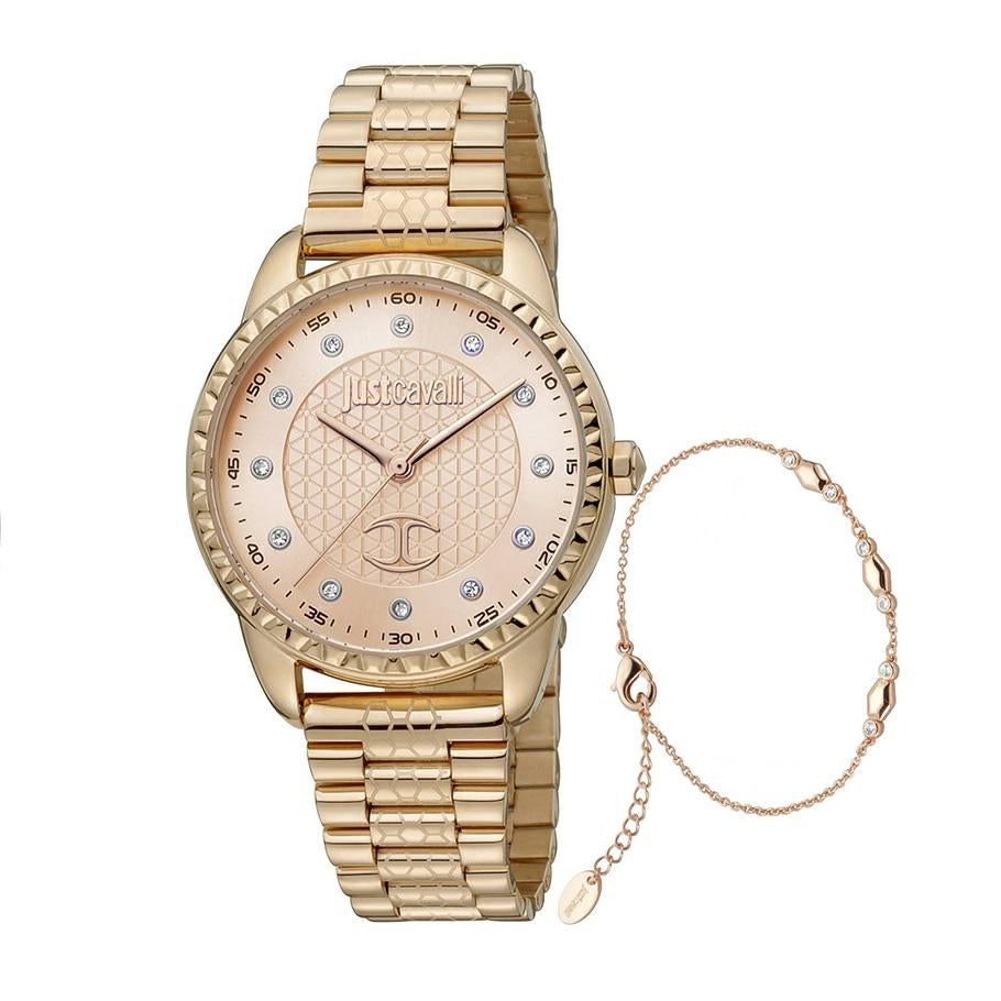 JUST CAVALLI WATCHES Mod. EMOZIONI Special Pack + Bracelet JC1L176M0075