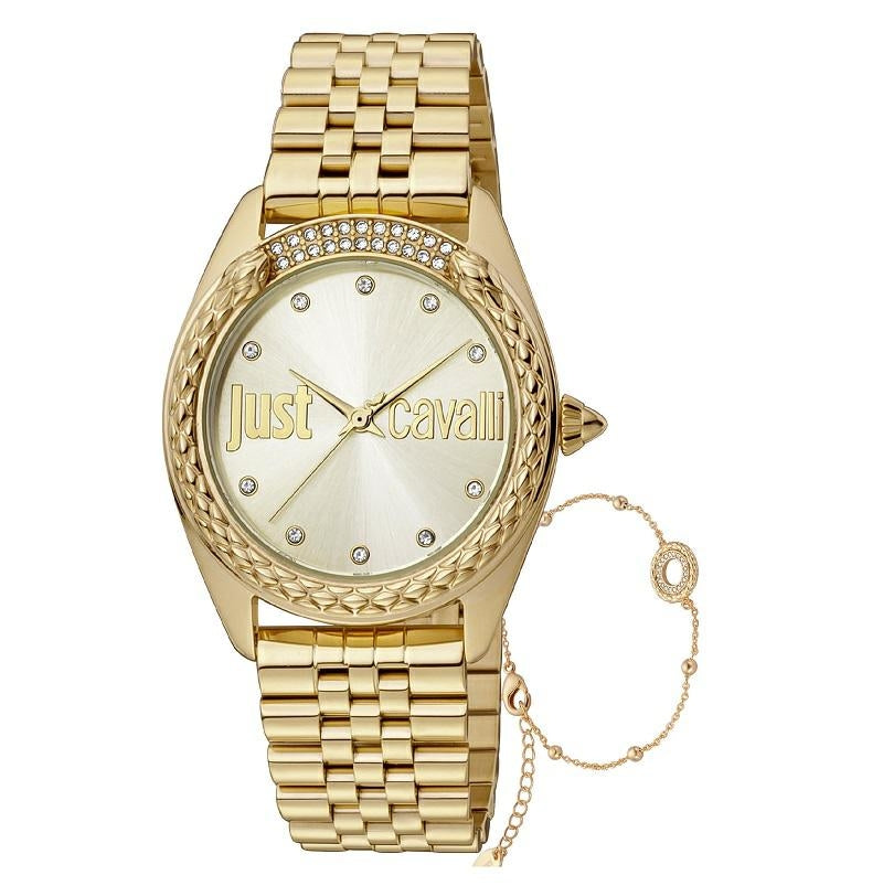 JUST CAVALLI WATCHES Mod. EMOZIONI Special Pack + Bracelet JC1L195M0065