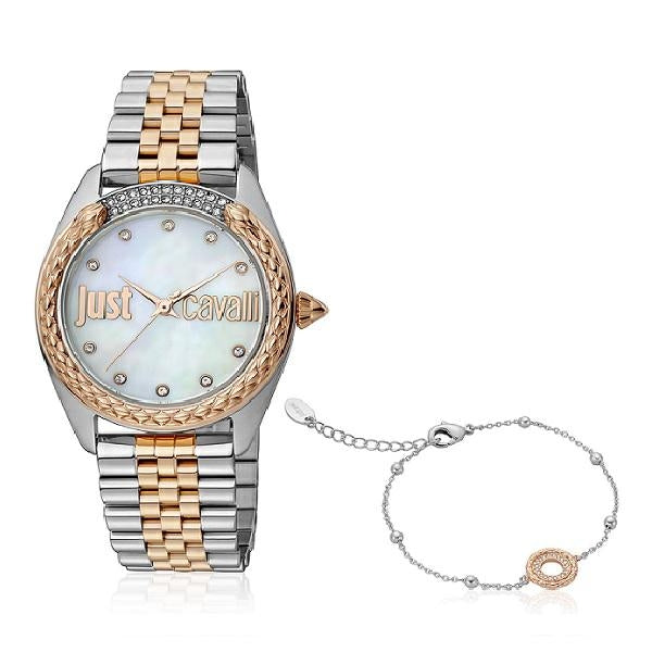 JUST CAVALLI WATCHES Mod. EMOZIONI Special Pack + Bracelet JC1L195M0115